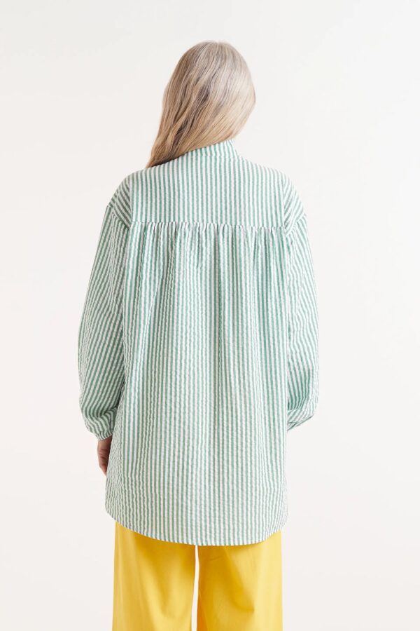 Camisa lazad oversice rayas verdes - Imagen 4