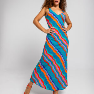 Vestido Largo Evasé - Son De Mar
