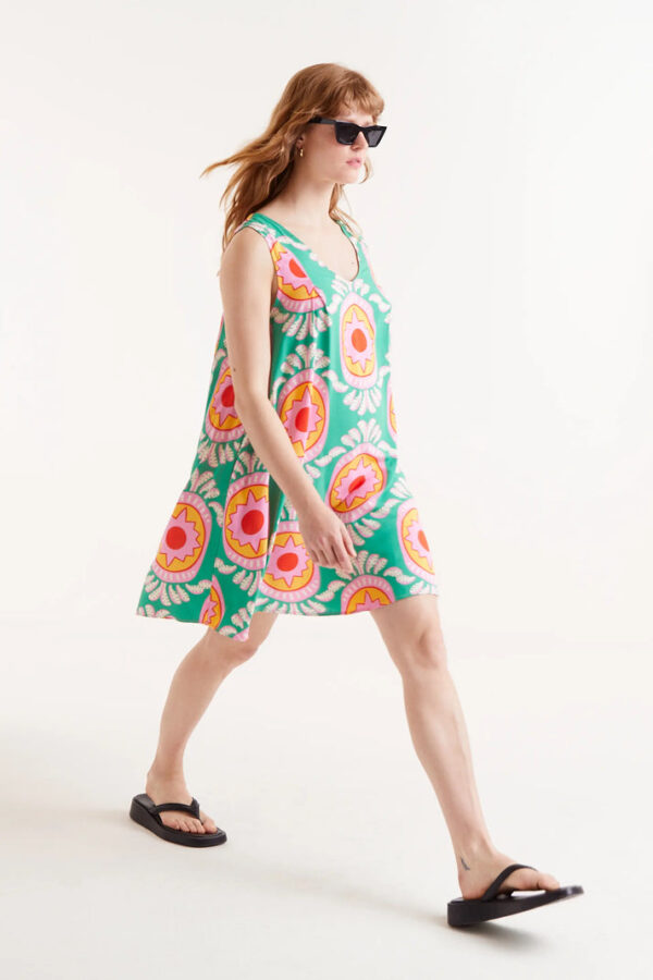 Vestido corto estampado Curitiba